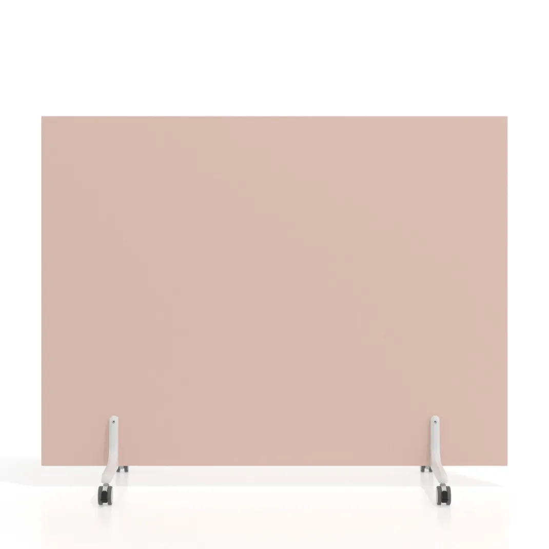 Biombo separador pared móvil Hover en melamina, posición vertical, ancho 100cm