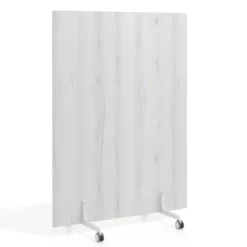 Biombo separador pared móvil Hover en melamina, posición vertical, ancho 80cm