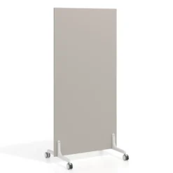Biombo separador pared móvil Hover en melamina, posición vertical, ancho 80cm