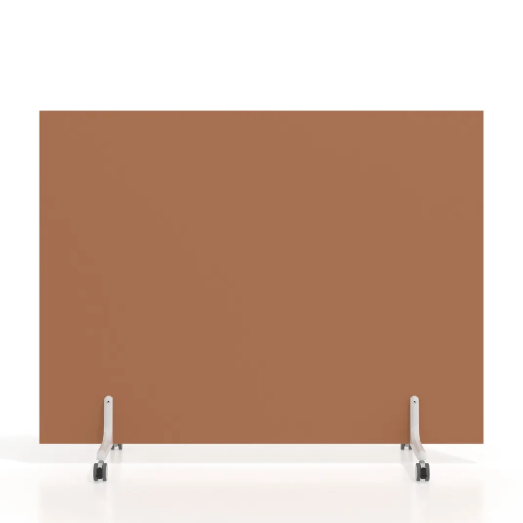 Biombo separador pared móvil Hover en melamina, posición vertical, ancho 140cm