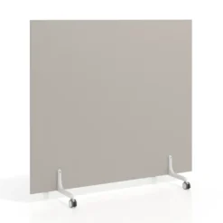Biombo separador pared móvil Hover en melamina, posición horizontal, alto 140cm