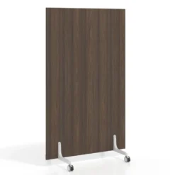 Biombo separador pared móvil Hover en melamina, posición horizontal, alto 100cm