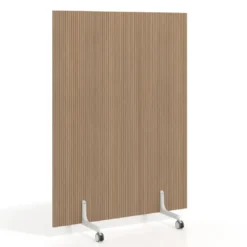 Biombo separador pared móvil Hover en melamina, posición vertical, ancho 100cm