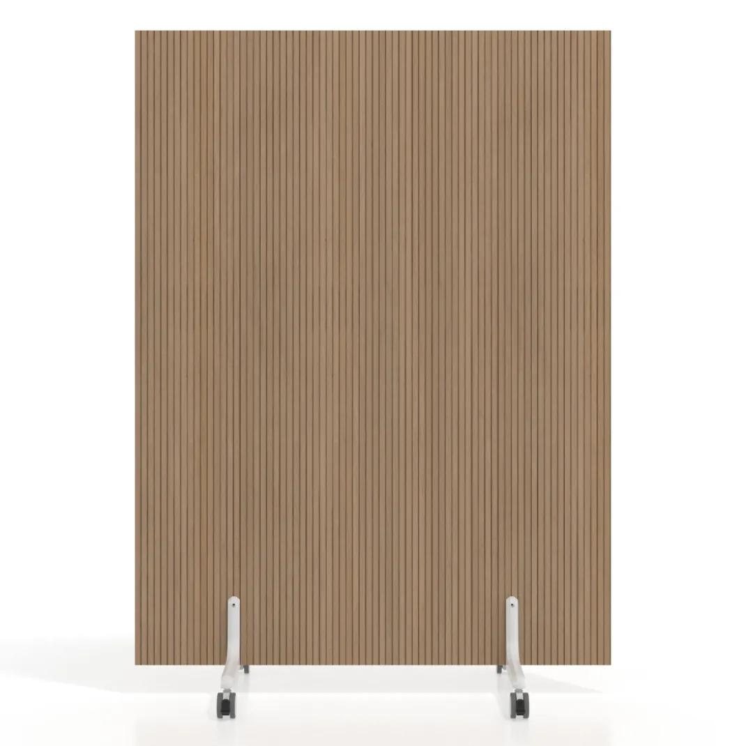 Biombo separador pared móvil Hover en melamina, posición vertical, ancho 120cm
