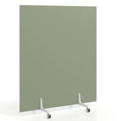 Biombo separador pared móvil Hover en melamina, posición vertical, ancho 80cm