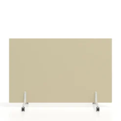 Biombo separador pared móvil Hover en melamina, posición horizontal, alto 100cm