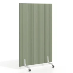 Biombo separador pared móvil Hover en melamina, posición horizontal, alto 100cm