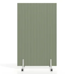 Biombo separador pared móvil Hover en melamina, posición horizontal, alto 100cm