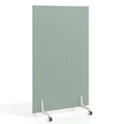 Biombo separador pared móvil Hover en melamina, posición horizontal, alto 100cm