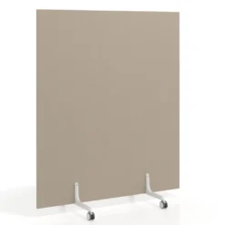 Biombo separador pared móvil Hover en melamina, posición vertical, ancho 80cm