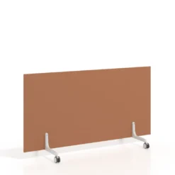 Biombo separador pared móvil Hover en melamina, posición horizontal, alto 120cm