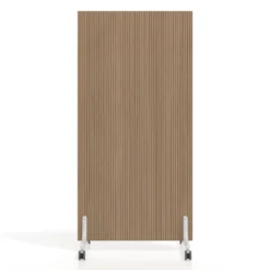 Biombo separador pared móvil Hover en melamina, posición vertical, ancho 80cm