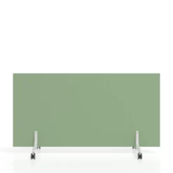 Biombo separador pared móvil Hover en melamina, posición horizontal, alto 80cm
