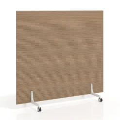 Biombo separador pared móvil Hover en melamina, posición horizontal, alto 140cm