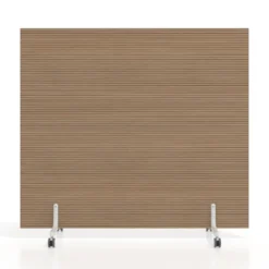 Biombo separador pared móvil Hover en melamina, posición horizontal, alto 140cm