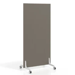Biombo separador pared móvil Hover en melamina, posición vertical, ancho 80cm