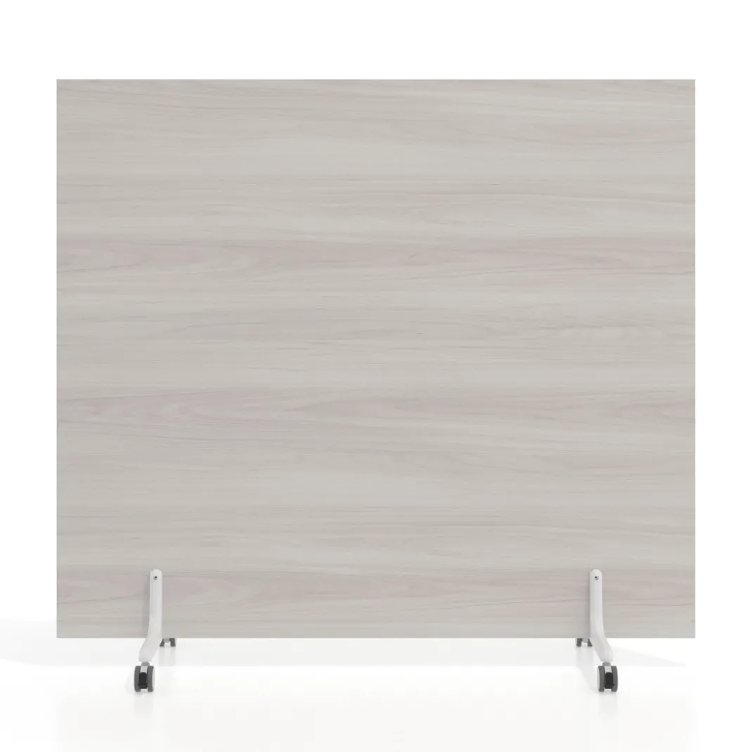 Biombo separador pared móvil Hover en melamina, posición horizontal, alto 140cm
