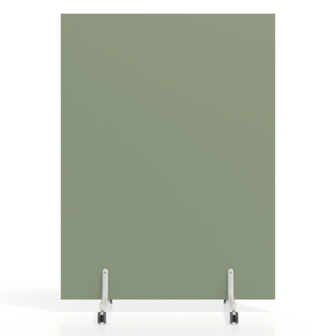 Biombo separador pared móvil Hover en melamina, posición vertical, ancho 120cm