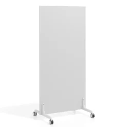 Biombo separador pared móvil Hover en melamina, posición vertical, ancho 80cm