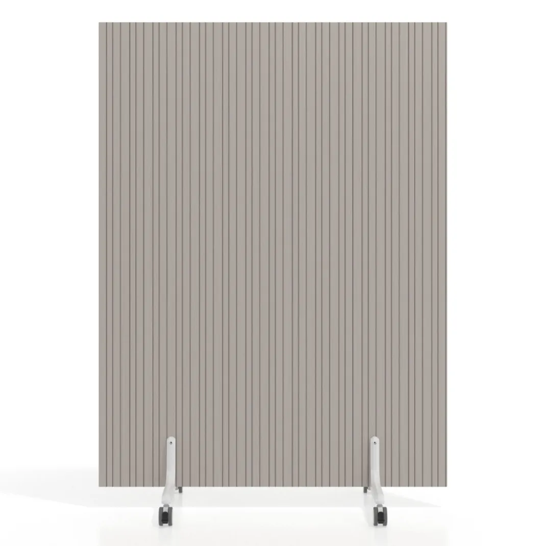 Biombo separador pared móvil Hover en melamina, posición vertical, ancho 120cm