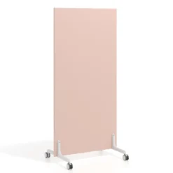 Biombo separador pared móvil Hover en melamina, posición vertical, ancho 80cm