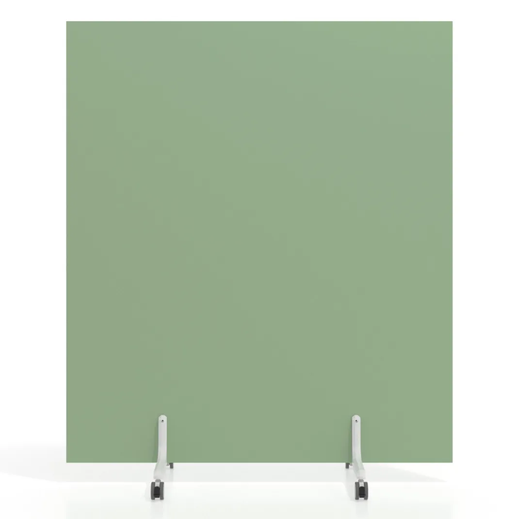 Biombo separador pared móvil Hover en melamina, posición vertical, ancho 140cm