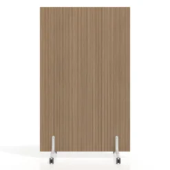 Biombo separador pared móvil Hover en melamina, posición vertical, ancho 100cm
