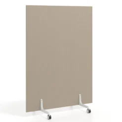 Biombo separador pared móvil Hover en melamina, posición vertical, ancho 120cm