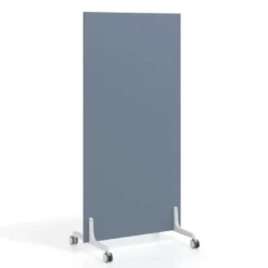 Biombo separador pared móvil Hover en melamina, posición vertical, ancho 80cm