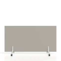 Biombo separador pared móvil Hover en melamina, posición horizontal, alto 80cm