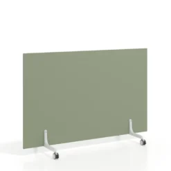 Biombo separador pared móvil Hover en melamina, posición horizontal, alto 100cm