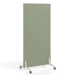 Biombo separador pared móvil Hover en melamina, posición vertical, ancho 80cm
