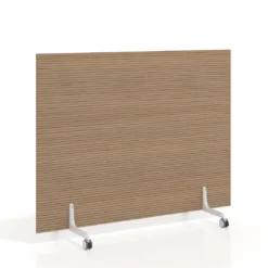 Biombo separador pared móvil Hover en melamina, posición horizontal, alto 120cm