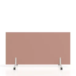 Biombo separador pared móvil Hover en melamina, posición horizontal, alto 80cm