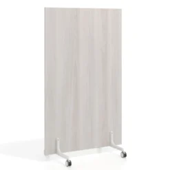 Biombo separador pared móvil Hover en melamina, posición vertical, ancho 100cm