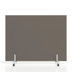 Biombo separador pared móvil Hover en melamina, posición horizontal, alto 120cm