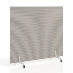 Biombo separador pared móvil Hover en melamina, posición horizontal, alto 140cm
