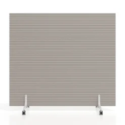 Biombo separador pared móvil Hover en melamina, posición horizontal, alto 140cm