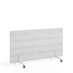 Biombo separador pared móvil Hover en melamina, posición horizontal, alto 80cm