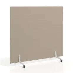 Biombo separador pared móvil Hover en melamina, posición horizontal, alto 140cm