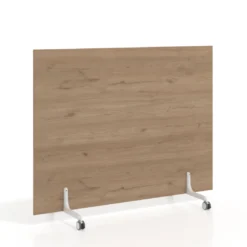 Biombo separador pared móvil Hover en melamina, posición horizontal, alto 120cm