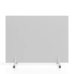 Biombo separador pared móvil Hover en melamina, posición horizontal, alto 120cm