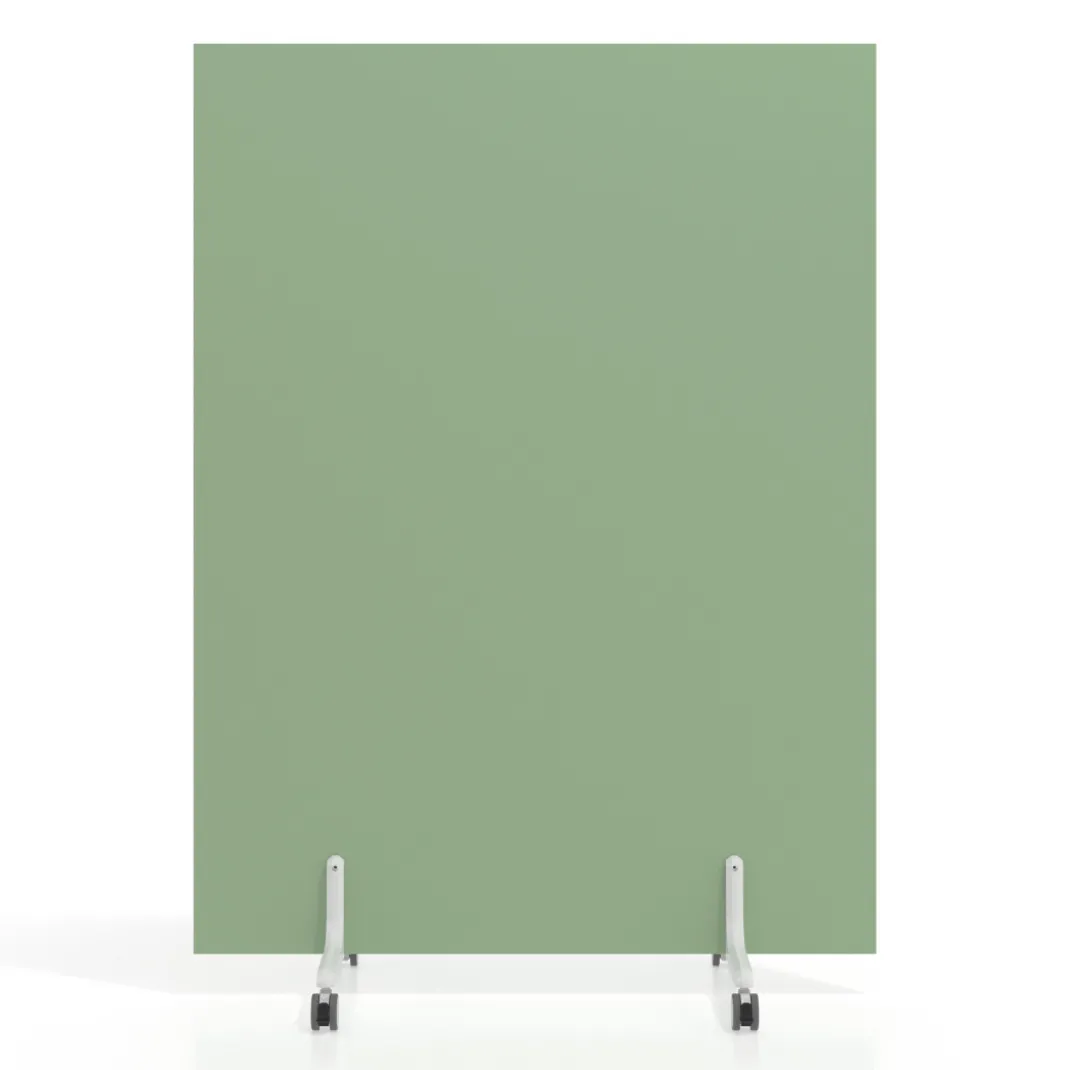 Biombo separador pared móvil Hover en melamina, posición vertical, ancho 120cm