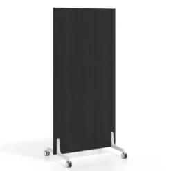 Biombo separador pared móvil Hover en melamina, posición vertical, ancho 80cm