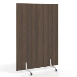 Biombo separador pared móvil Hover en melamina, posición vertical, ancho 120cm