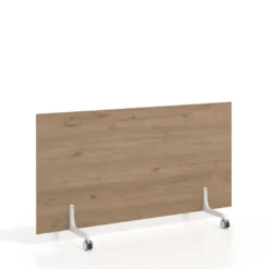 Biombo separador pared móvil Hover en melamina, posición horizontal, alto 80cm