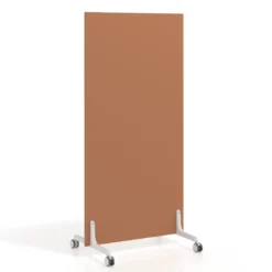 Biombo separador pared móvil Hover en melamina, posición vertical, ancho 80cm