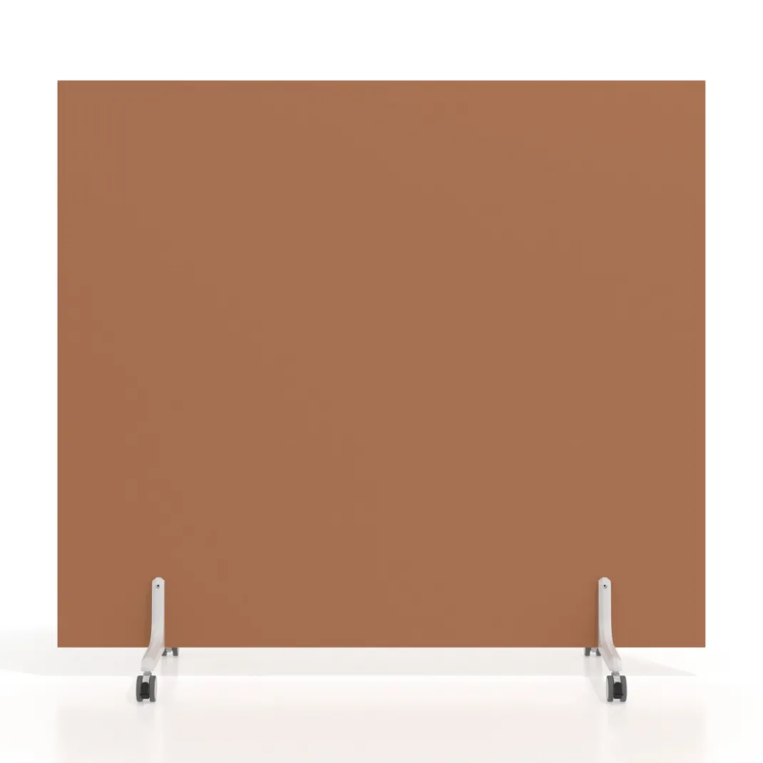 Biombo separador pared móvil Hover en melamina, posición horizontal, alto 140cm