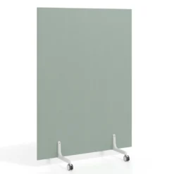 Biombo separador pared móvil Hover en melamina, posición vertical, ancho 120cm