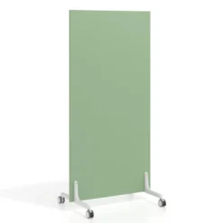 Biombo separador pared móvil Hover en melamina, posición vertical, ancho 80cm
